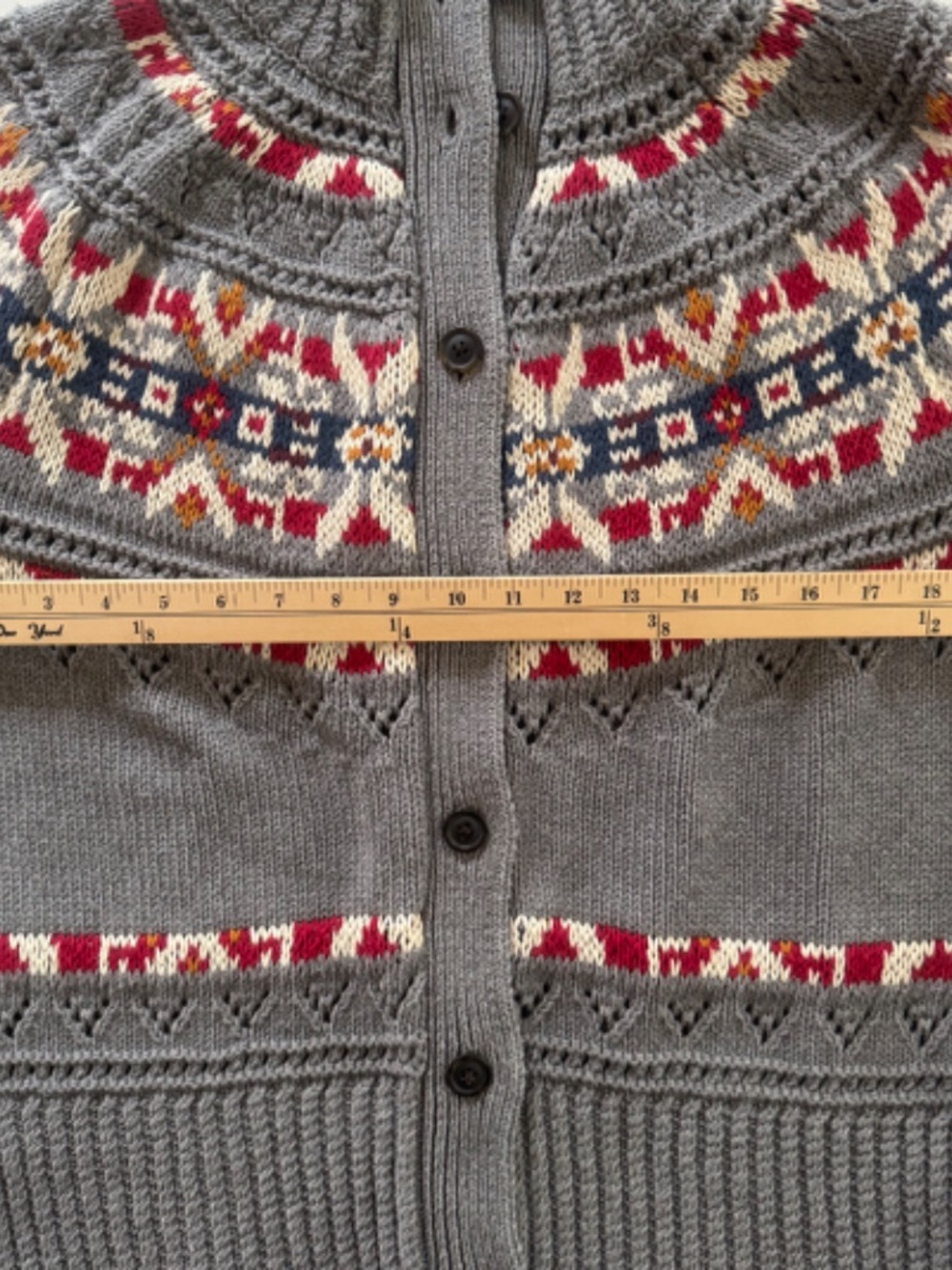 L.L. Bean Signature Cotton Fisherman Sweater - Picture 5 of 8